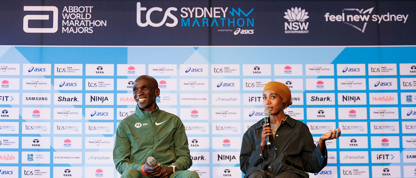 WATCH: Kipchoge and Hassan on 'amazing' Sydney