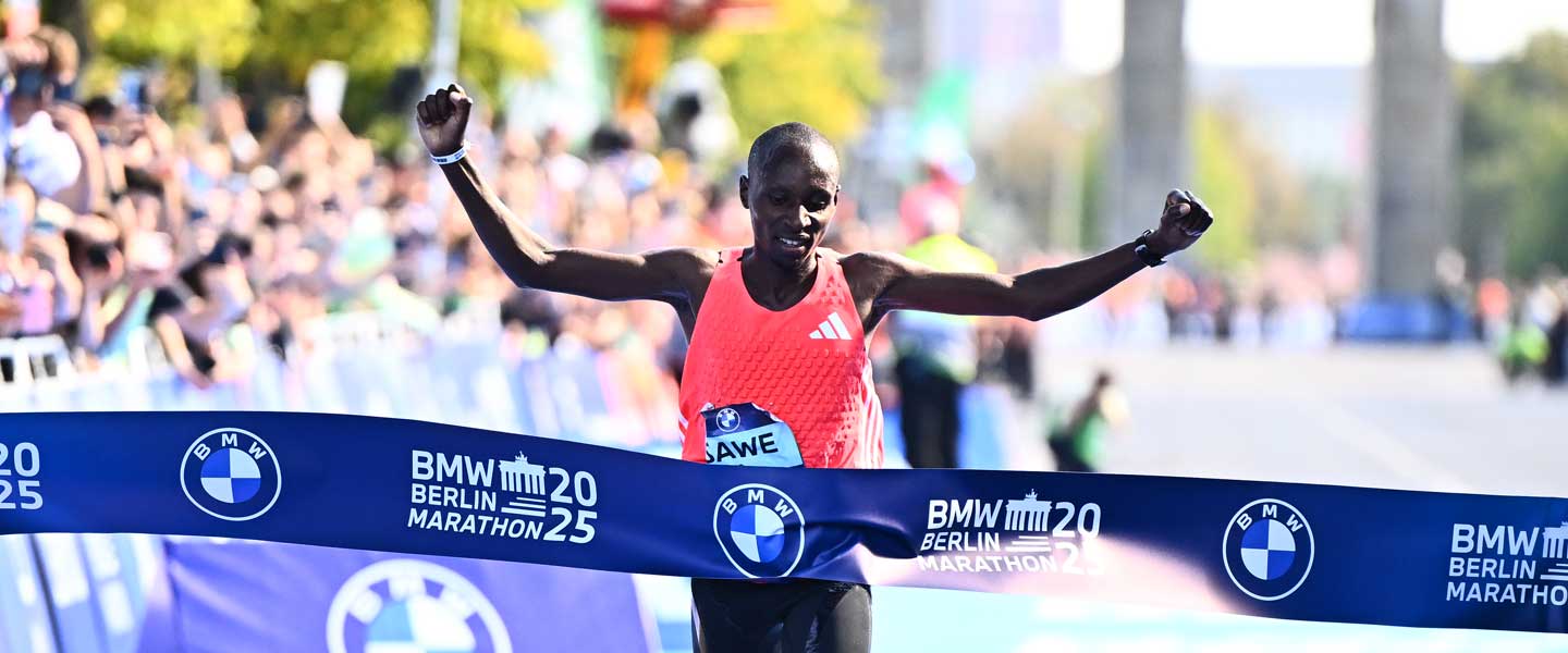 Sabastian Sawe wins the 2025 BMW BERLIN-MARATHON