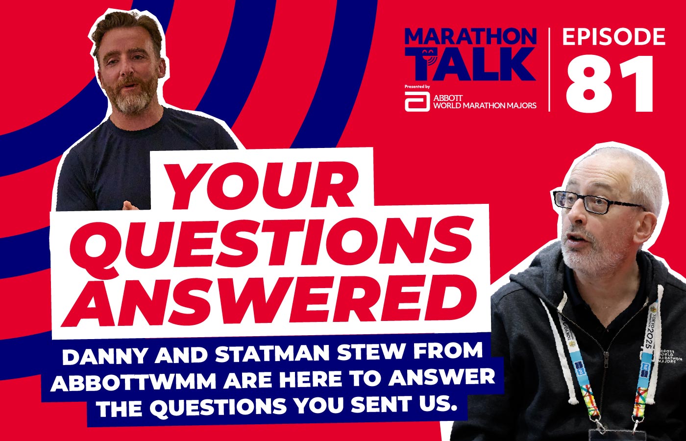 Cover image of Marathon Talk Episode 81 featuring Danny Coyle and Stew Haynes for the AWMM AMA